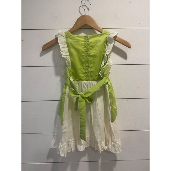 NWT Pleats & Stitches Handmade Girls Embroidered Floral Dress 5 - Picture 5 of 5